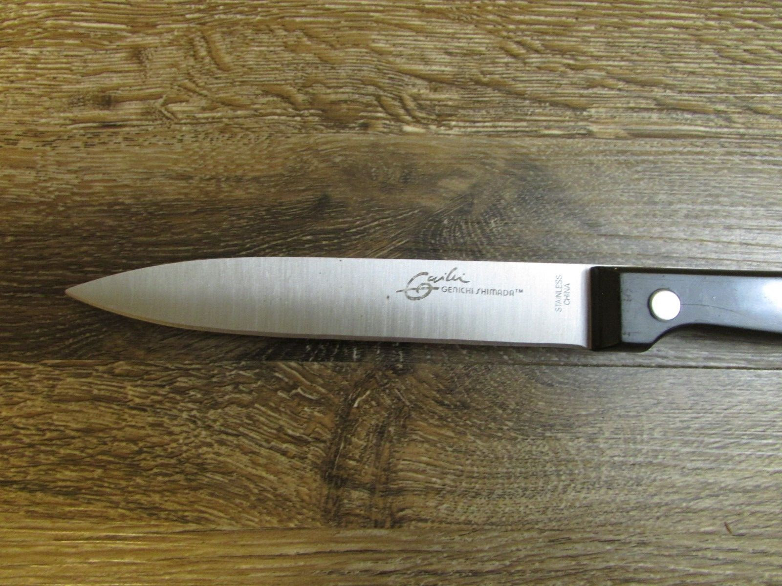 Genichi Shimada Knives: Chef’s Knife 6.5″ Bread Knife 7 3/4″ Utility Knife 4 3/4
