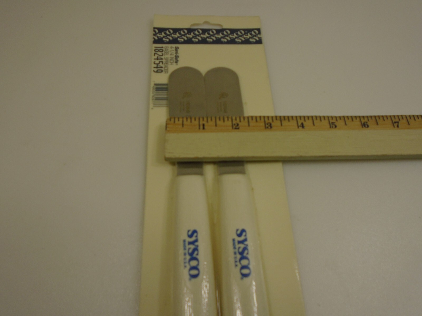 USA Made 2 Pack USA 4 1/4″ Bagel Breakfast Toast Spreaders Stiff Stainless Blade