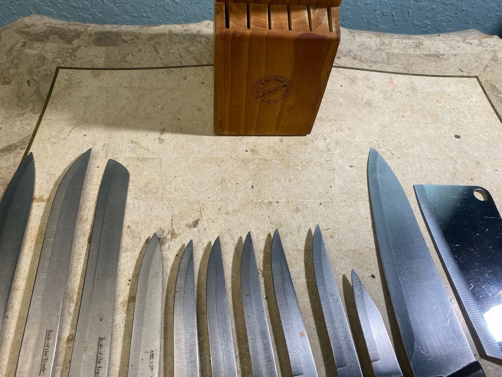 Tools of the Trade Basics 12-Piece Knife Block Set
