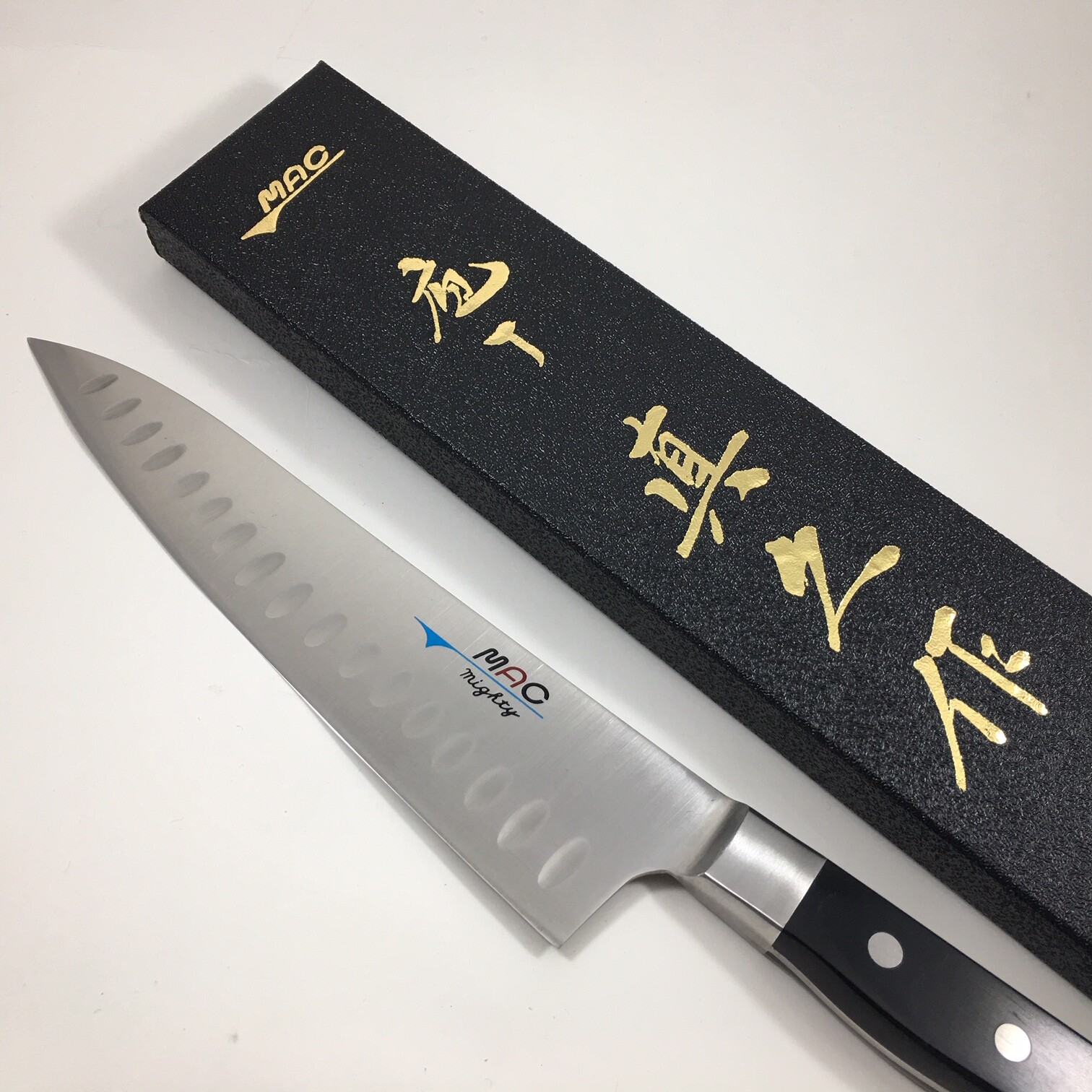 MAC MTH-80 Pro Series 8″ Chef’s Kitchen Knife w/ Dimples 200mm Molybdenum Steel