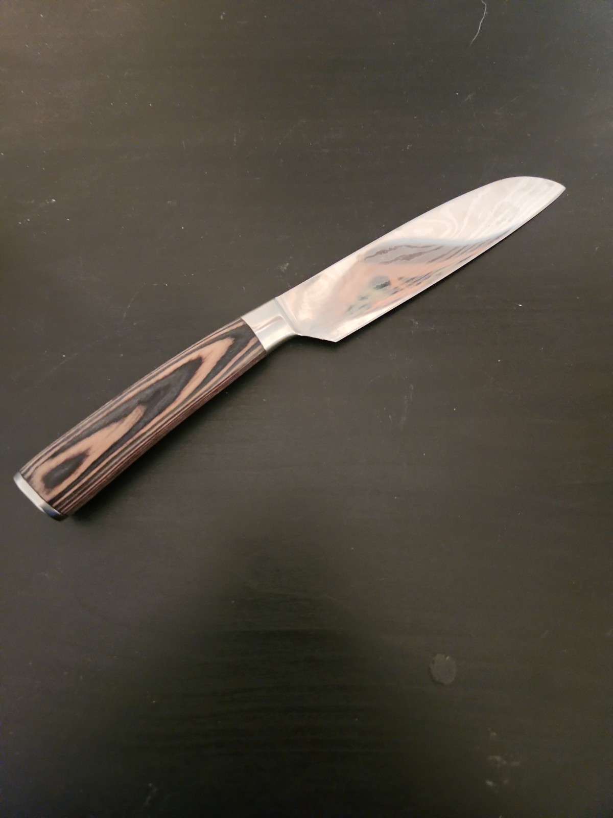 HIGH QUALITY DURABLE 6″ STAINLESS STEEL KNIFE WITH POLISHED WOOD HANDLE