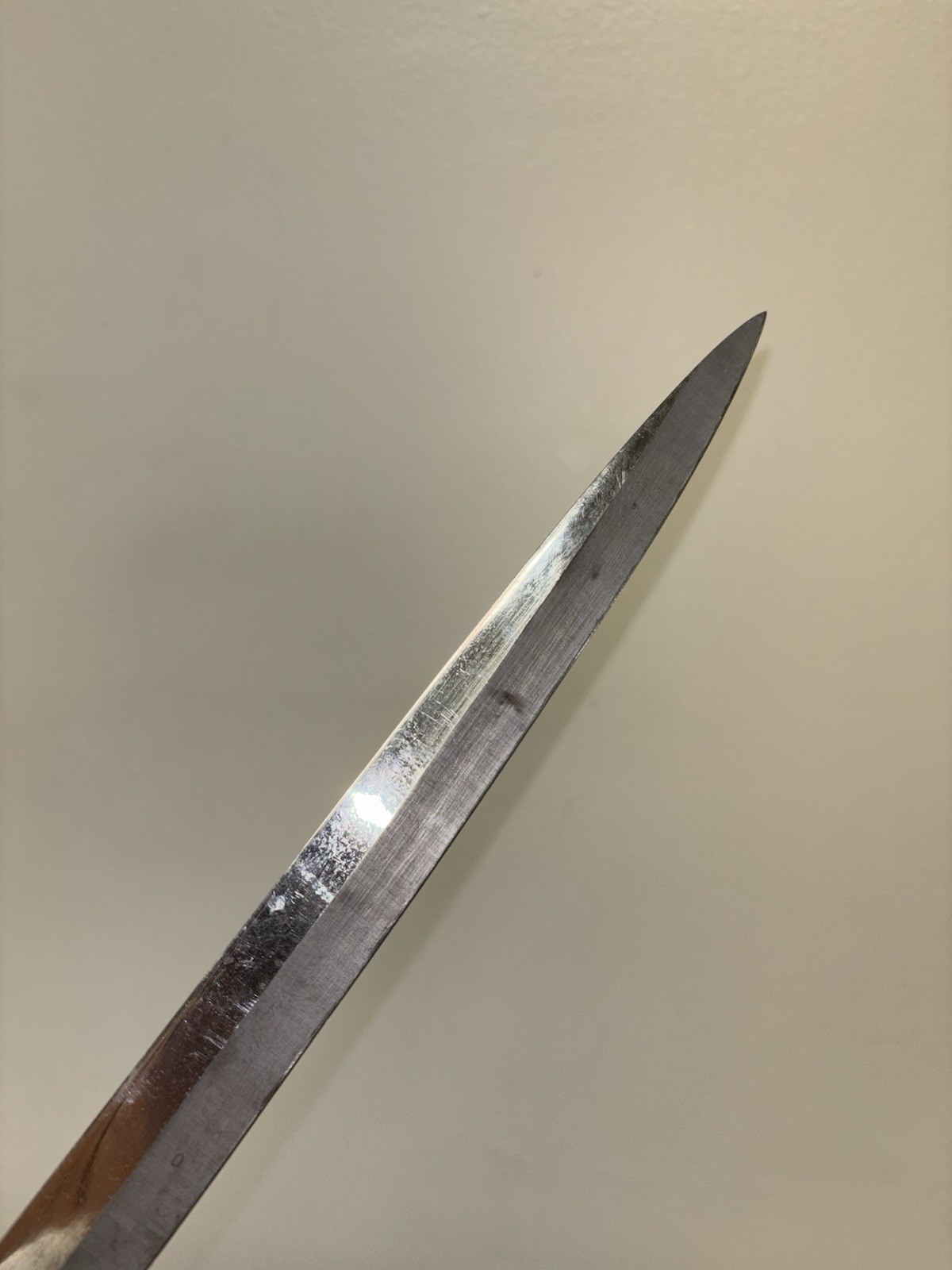 Regent Swords Lightning Edge Knife 10” Blade Brown Wood Handle Japan Kitchen GUC