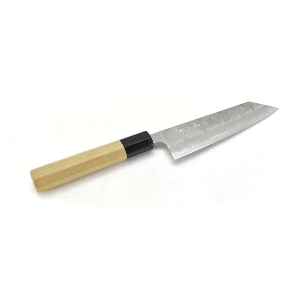 YuiSenri Original Yasuki Ginsan/Silver #3 Clad Bunka 170 mm/6.7″, Nashiji Finish