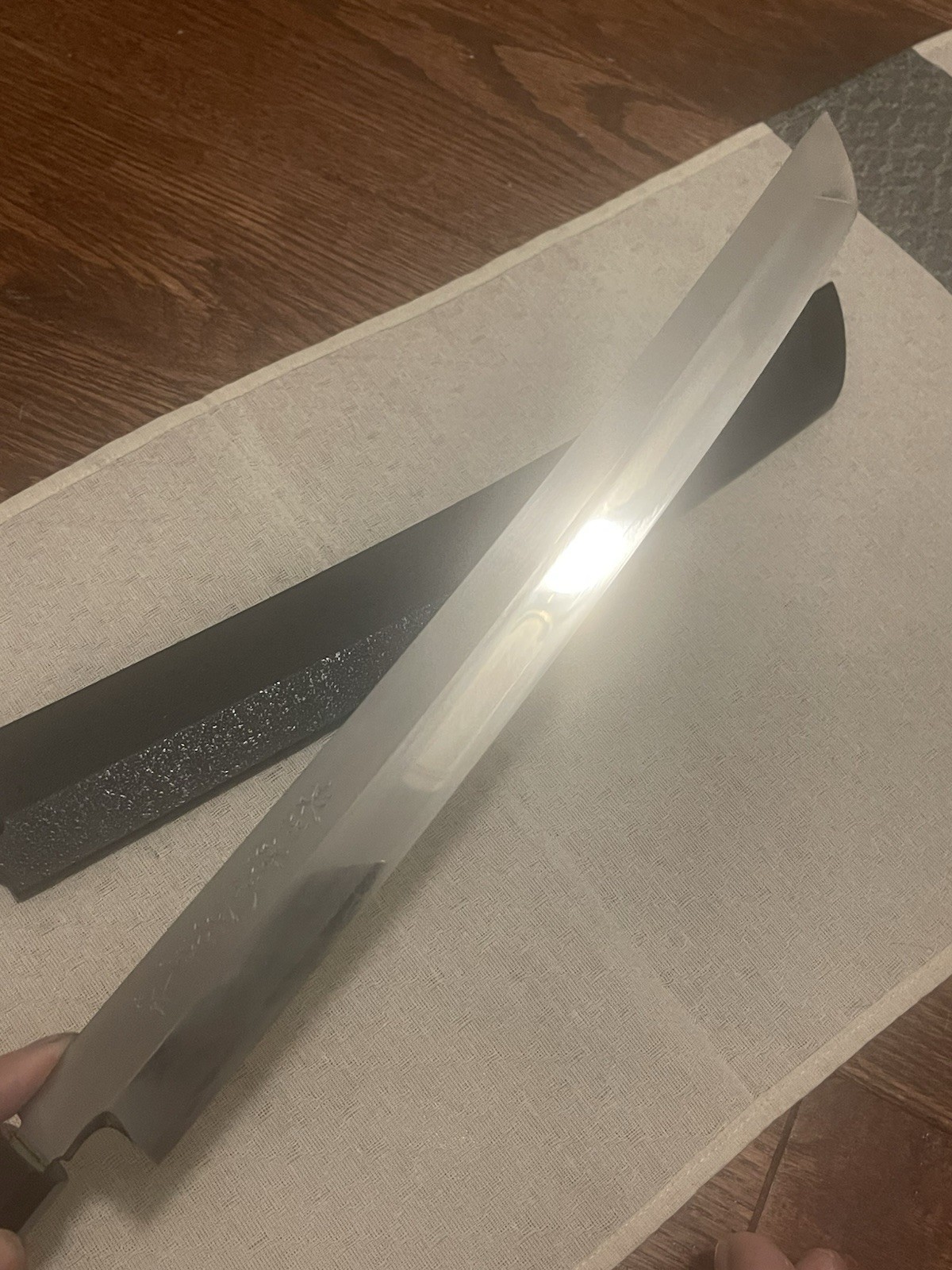 Japanese Yanagiba Sakimaru Knife 360mm Sakai Takayuki 泉州堺住人 孝行作 Zangetsu 斬月 山塚尚剛
