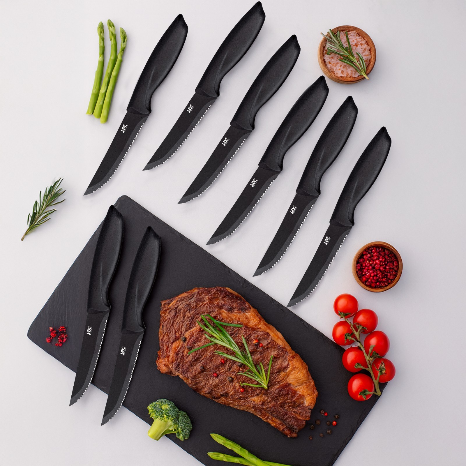 Kitchen Knives Set Cooking Utensils Professional Chef Cutlery Steak Knife Sharp
