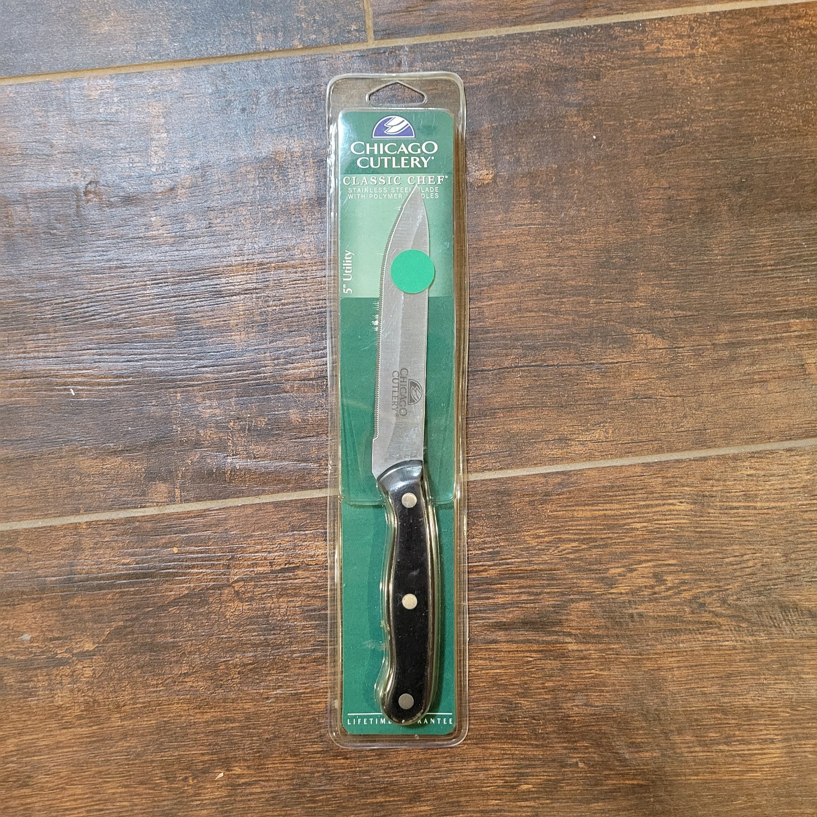 2002 Chicgo Cutlery Classic Chef’s 5″ Utility Knife. New In Package.