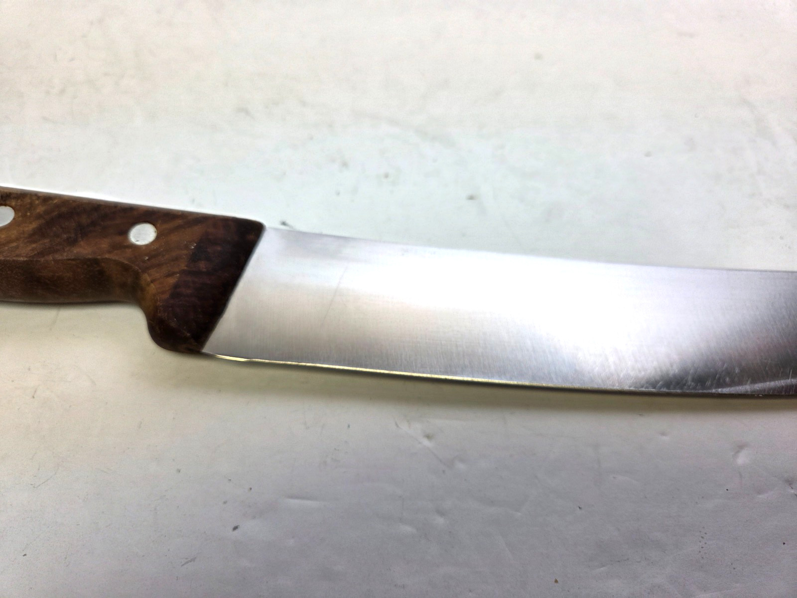 Vintage R.H. Forschner Victorinox 403-12 12″ Wood Handle Butcher Knife – CLEAN!