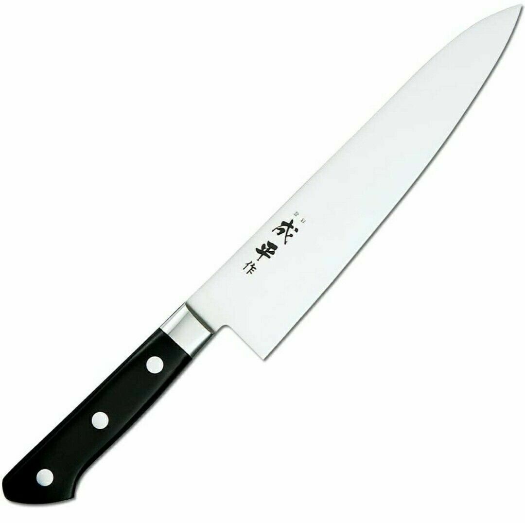 Fuji Cutlery Narihira 8.27 Inch Double Edged Molybdenum Steel Chef’s Knife Chefs