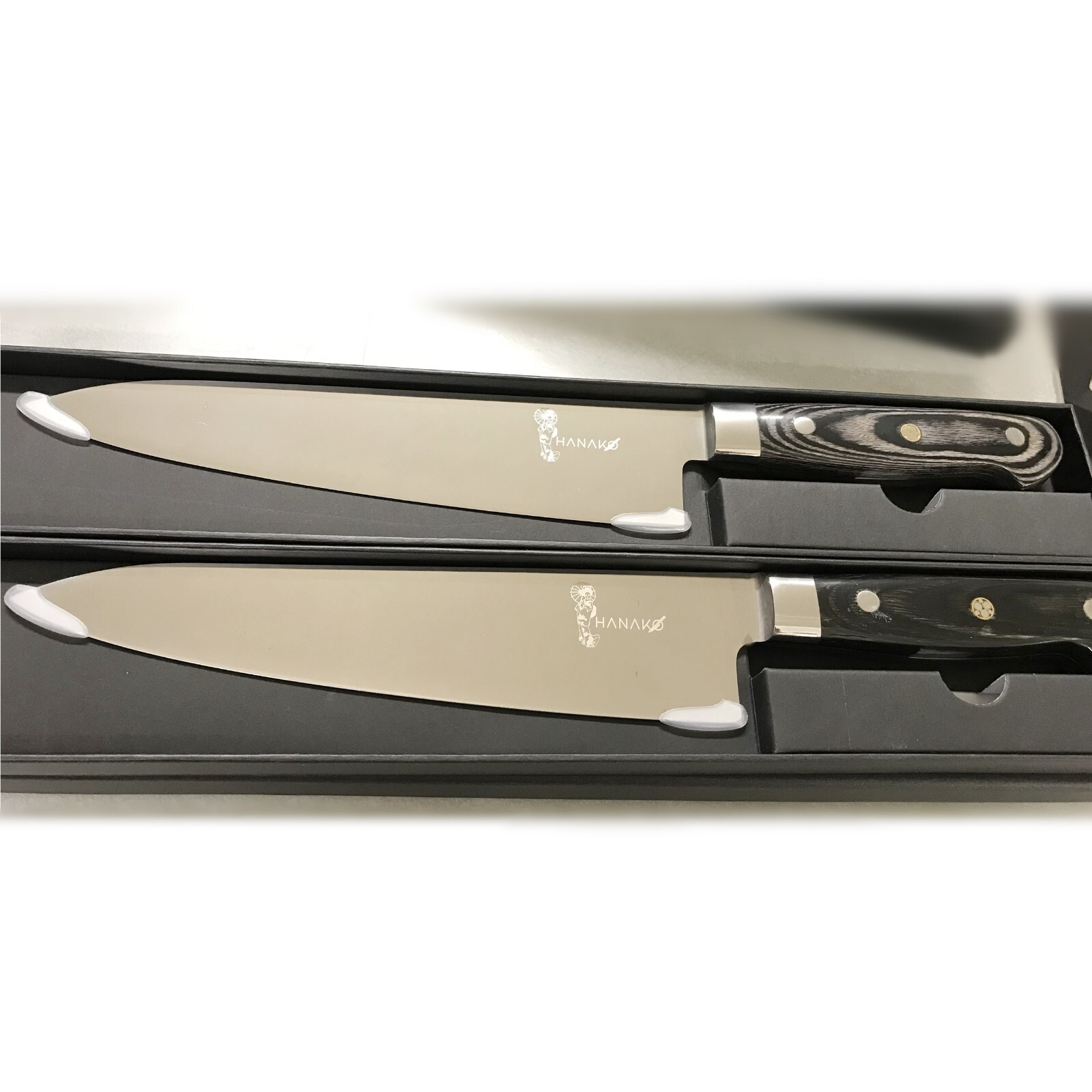 German Steel Kitchen Knife with Edge Guard 9″ 10″ 11″ 12″ Personalizable
