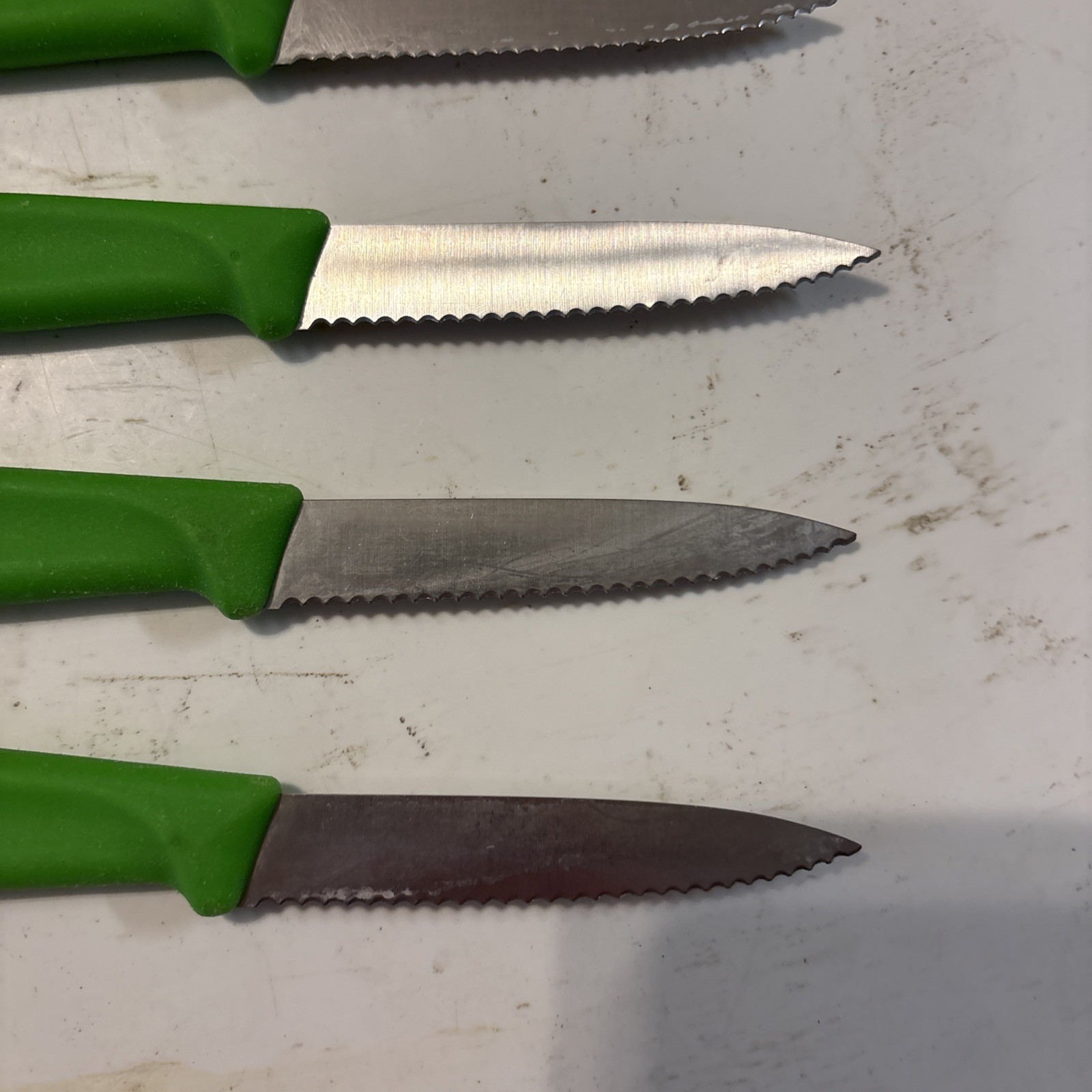 Lot Of 5 Victorinox 3.25 Inch Swiss Classic Paring Knives Serrated