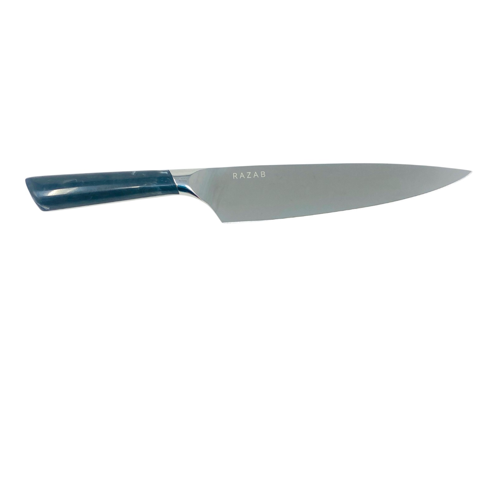 Razab 8-Inch Professional Chef Knife High Carbon Stainless Steel Blue Marbled Re