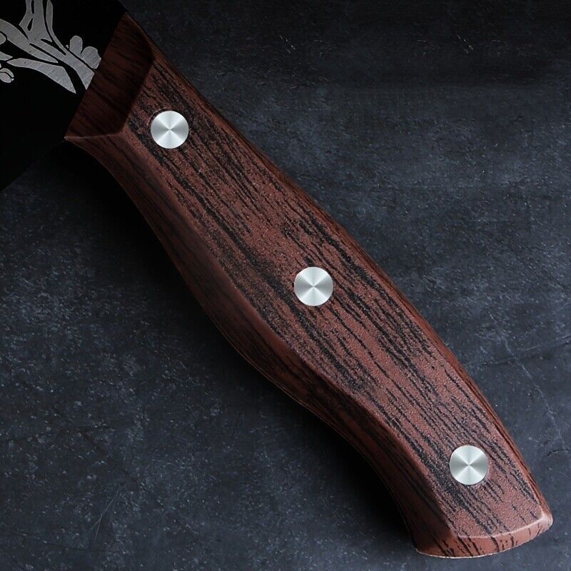 7″ Heavy Duty Meat Cleaver Knife with Razor Sharp Stainless Steel Blade US