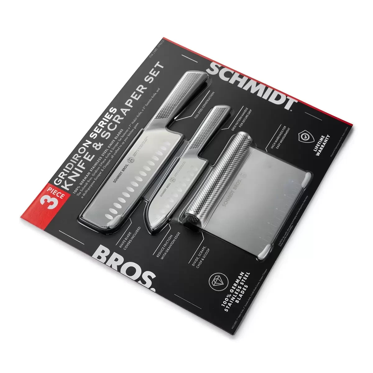 [DHL to US] New Schmidt Bros. Gridiron Series Knife & Scraper 3-Piece Set