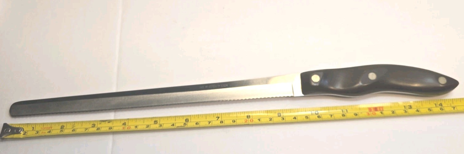 Vintage Cutco No 1024 Slicing Knife,14.5″ Overall,9.75″ Blade, USED
