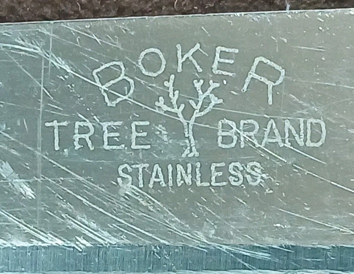Vintage BOKER TREE BRAND 8″ Carving Knife With Wood Handle Germany