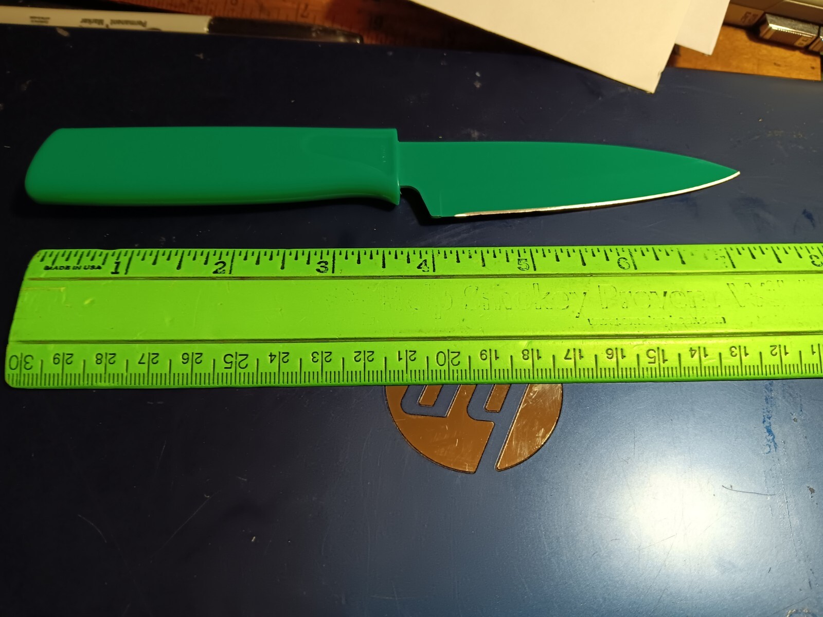 Kuhn Rikon 4 inch Paring Knife Teal Blue