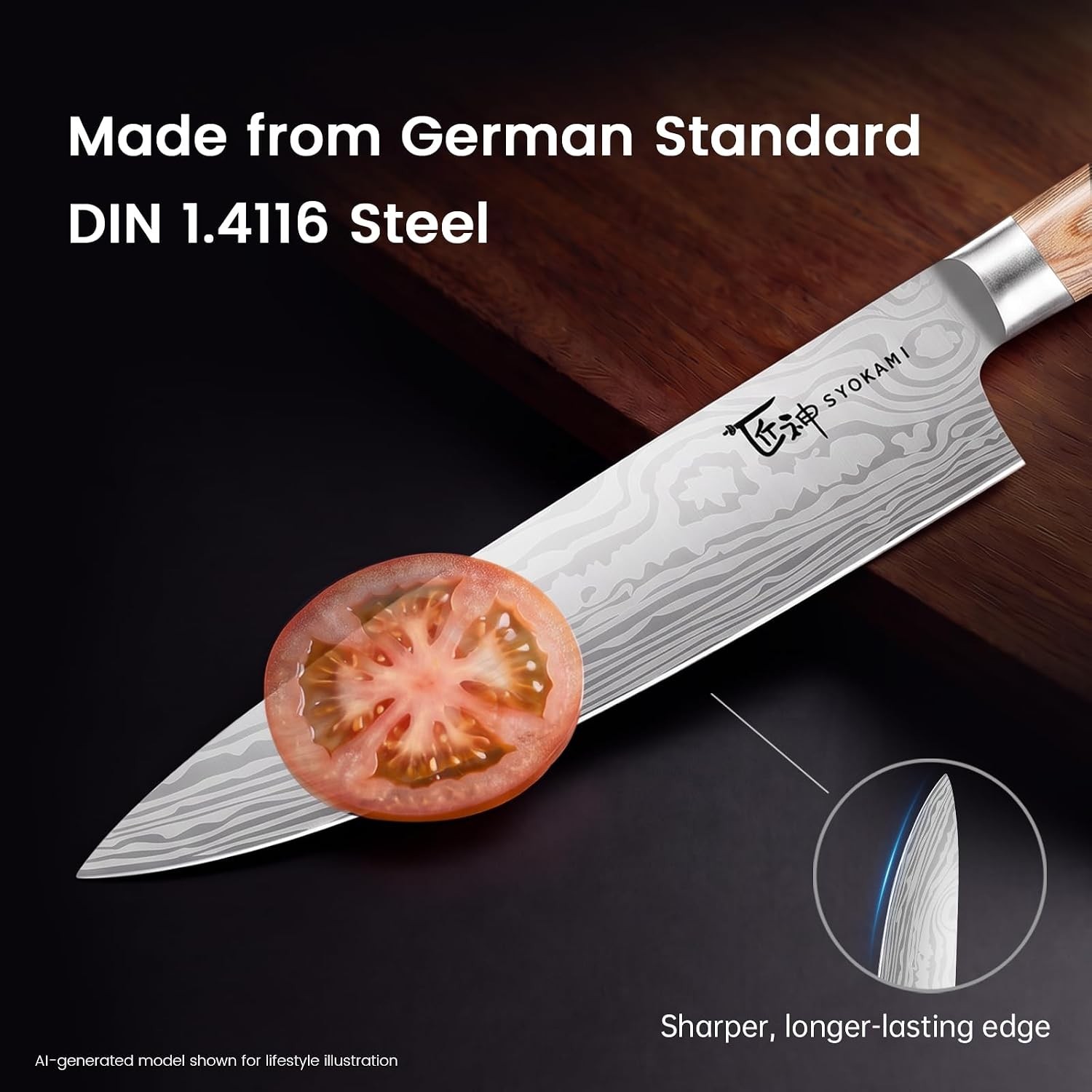 2026 Upgrade Japanese Kitchen Knife Set with Torii-Style Block | 14-Pieces Kn…