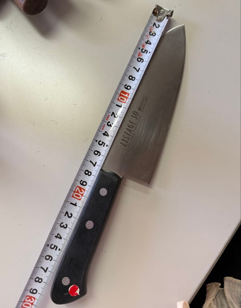 SUNCRAFT LISTAGE30 Santoku Knife 170mm High Carbon Stainless Culinary Tool Japan