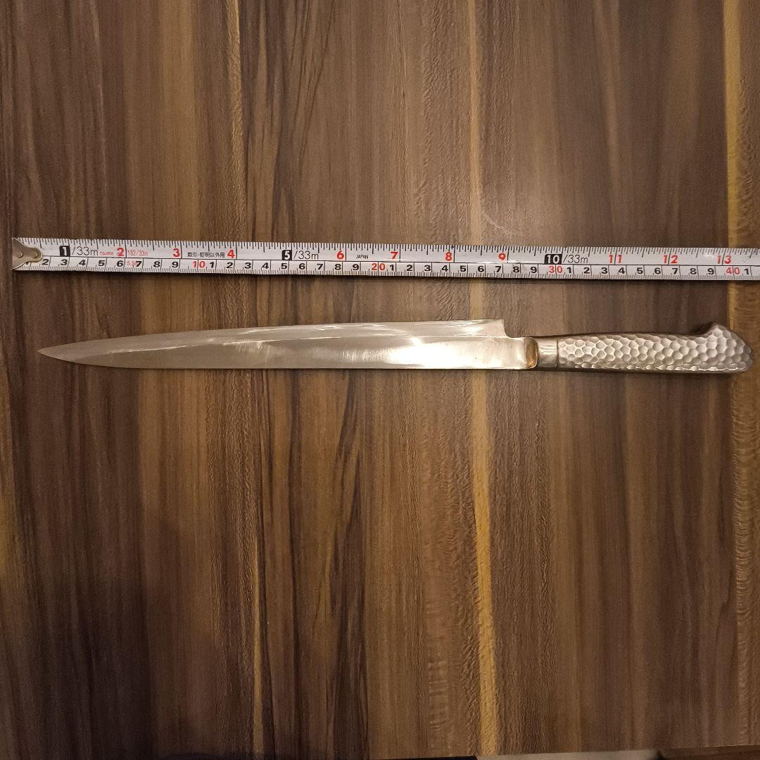 Yanagiba Sashimi Kitchen Knife 270mm Stainless Steel Monaka Culinary Tool Used