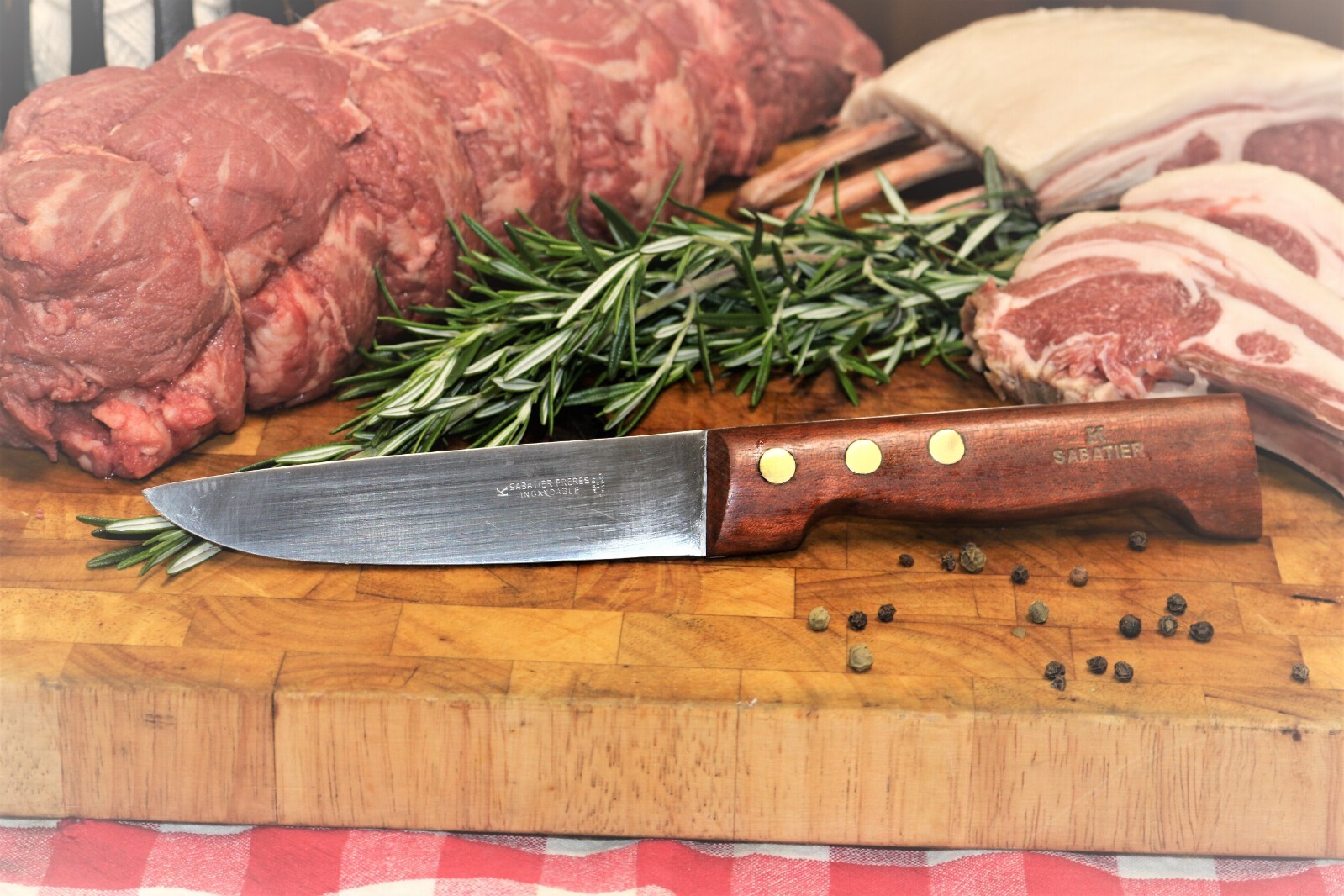 BUTCHER 5 3/8 IN (14 CM) – STAINLESS STEEL – PALISSANDER WOOD