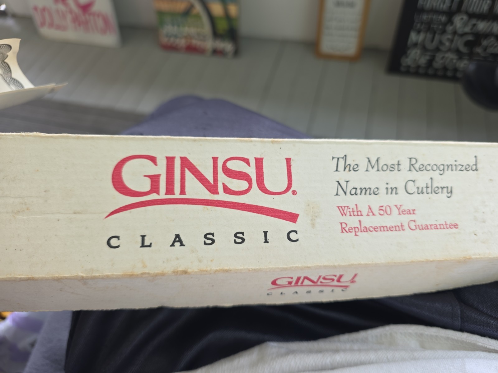 NEW ORIGINAL GINSU Classic Deluxe 2 Piece Carving Set