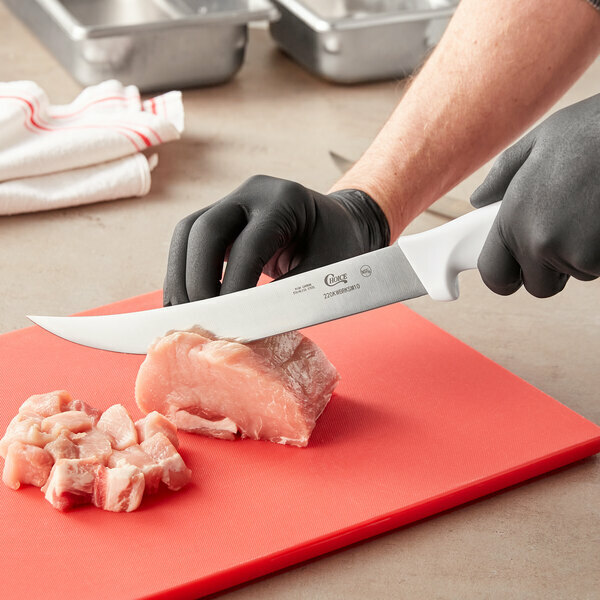 Choice Breaking Knife with White Handle (select size below)