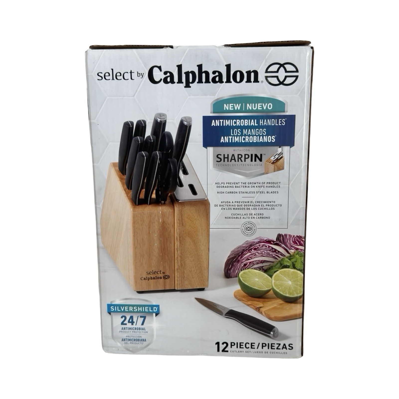 Select by Calphalon 12pc Self-Sharpening Cutlery Set BAMBO