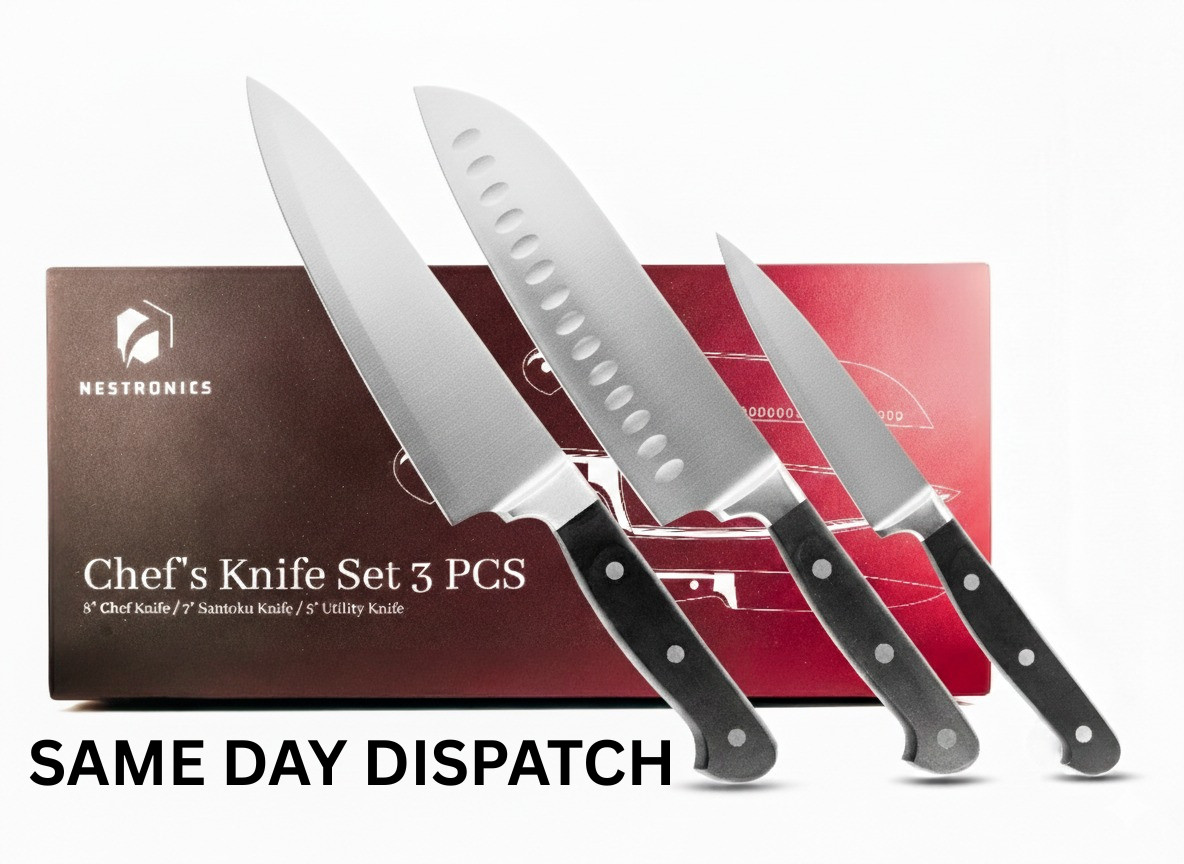3 PC Kitchen Knife Set Ultra Sharp Stainless steel Premium chef Knives