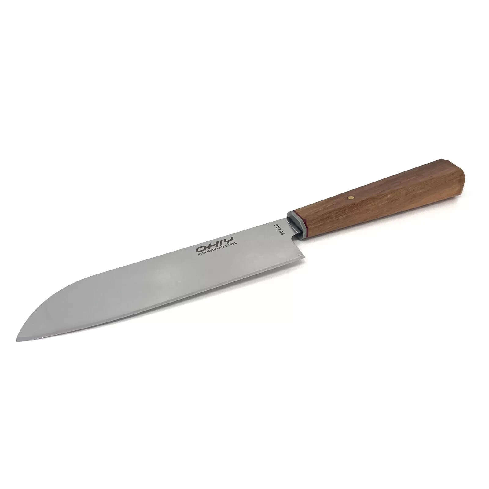 OHIY Kitchen Knives Santoku Knife w Ultra Thin Lightweight 7in Razor Sharp Blade