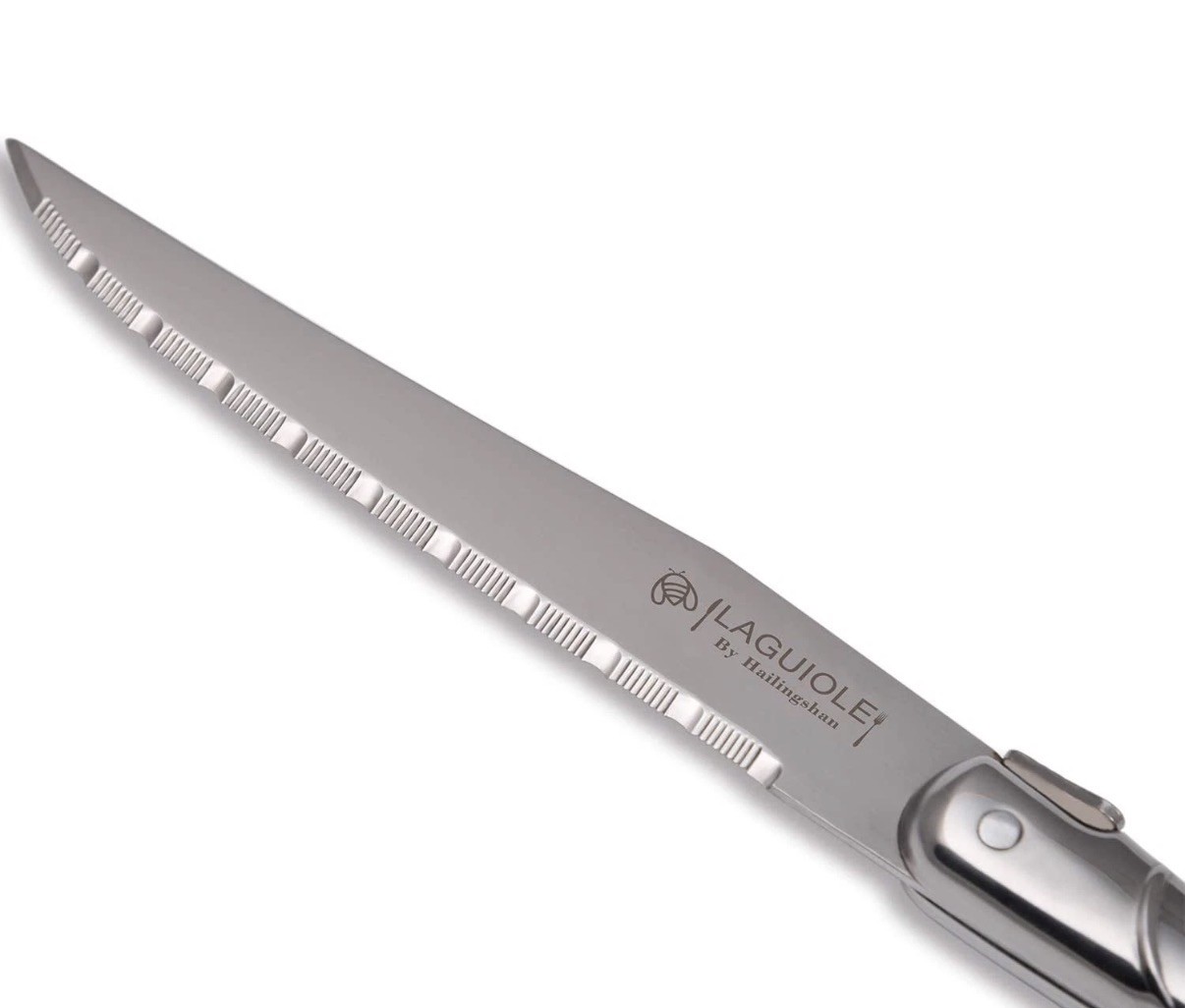 Steak Knives Serrated Edge Sharp Stainless Steel Knife Set Of 8