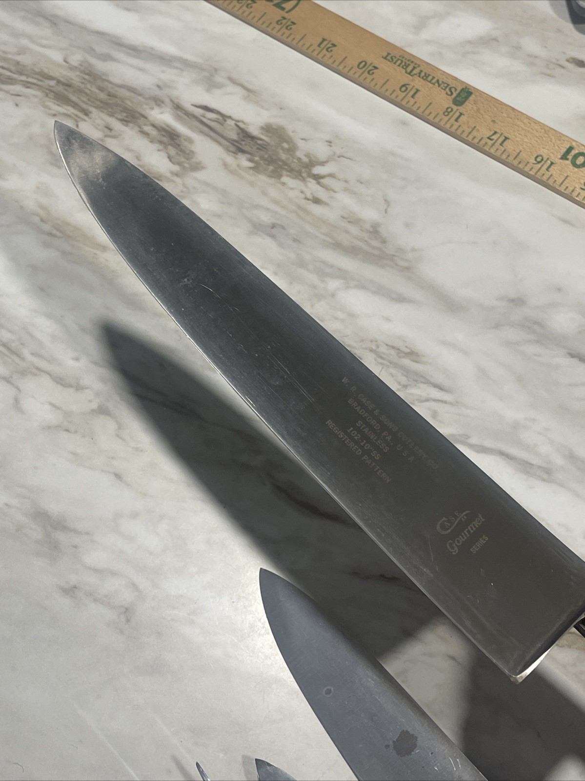 WR Case & Sons Cutlery Gourmet Chef Kitchen Knife 102-10/8/6 SS Triple Rivet Set