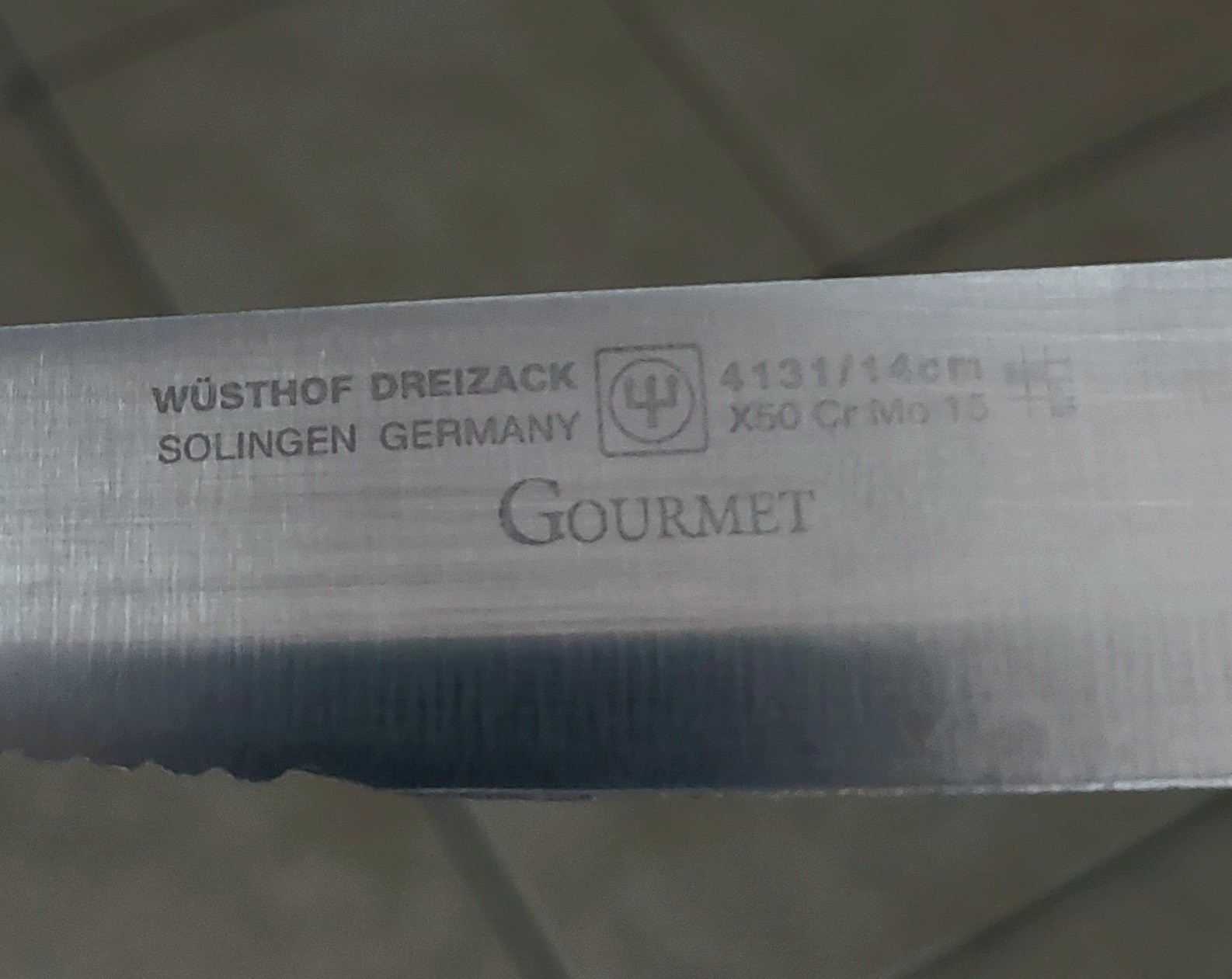 Wusthof Dreizack Gourmet 4131/14cm 5 1/2″ Steak Knife Solingen Germany