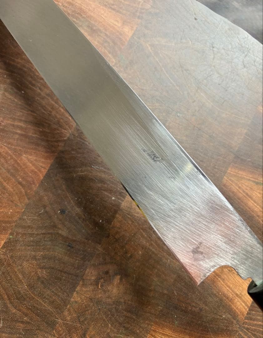 Masamoto Souhonten Tamashiro Steel Yanagiba 300mm Japanese Knife, Sharp, Used
