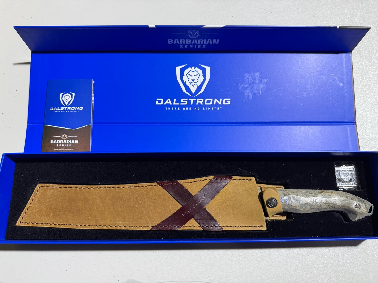 Dalstrong Barbarian Series 12 Slicing Carving Knife Swedish Steel Box Sheath