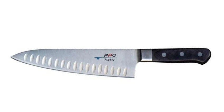 Japanese MTH-80 MA Professional Series 8″ Chef’s Knife w/ Dimples Made in Japan
