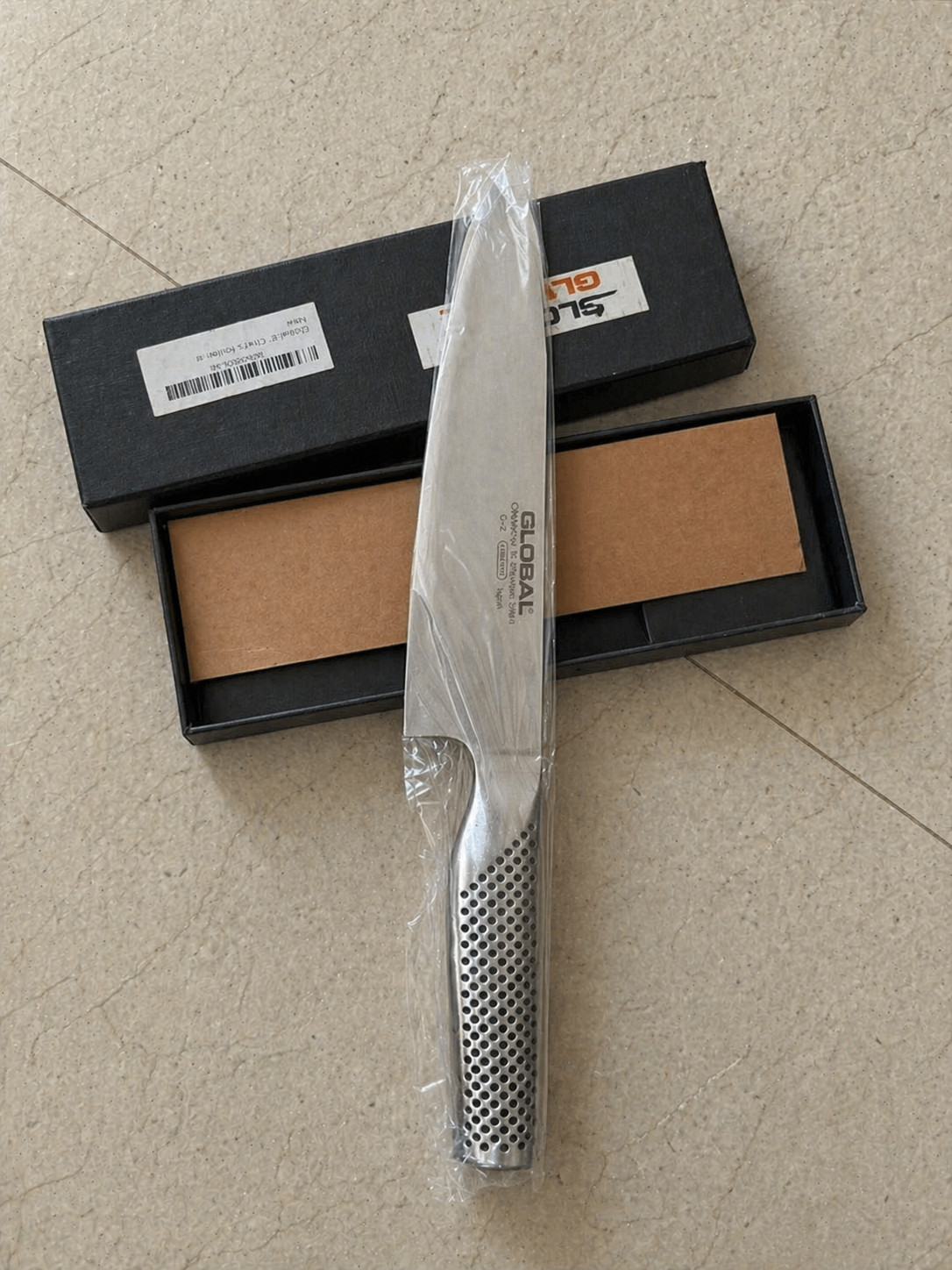 Global G-2 8-Inch Chef’s Knife Japanese Stainless Steel Ultra Sharp Kitchen Knif