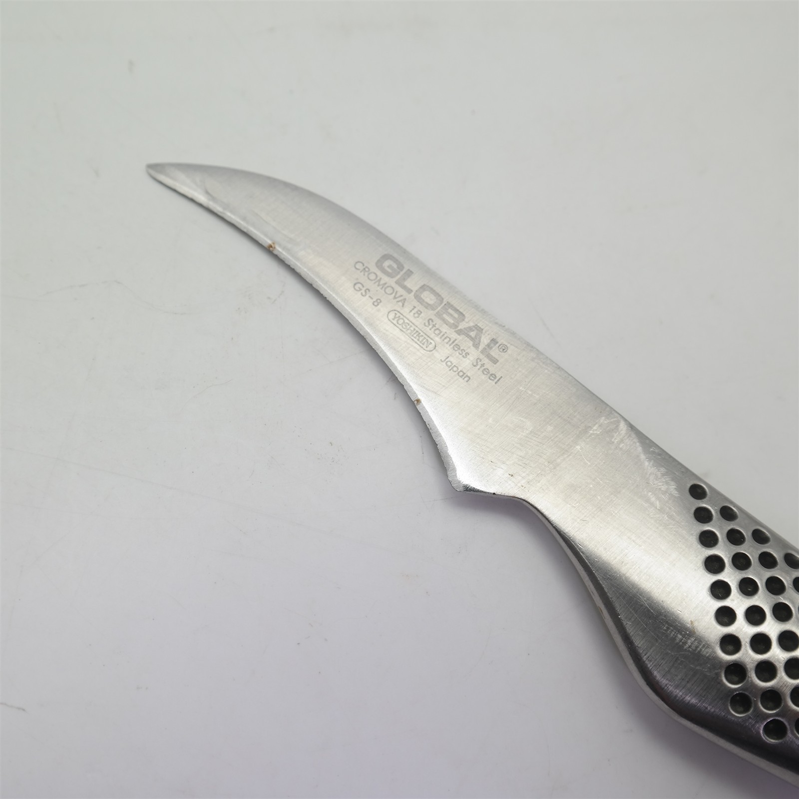 GLOBAL GS-8 Chef’s Paring / Peeling Knife 2 1/2″ blade Japan Excellent
