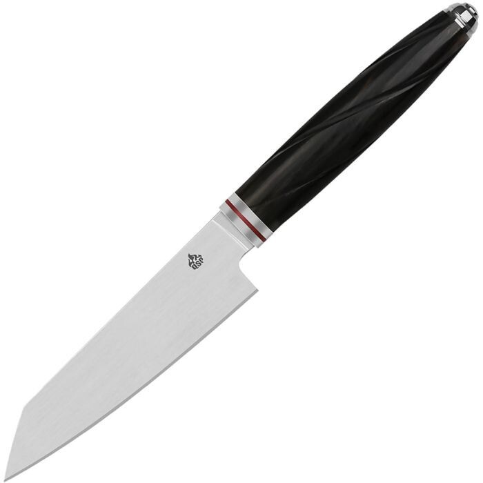QSP Knife Mulan Series Kitchen Kritsuke Knife 4″ 14C28N Steel Blade Wood Handle