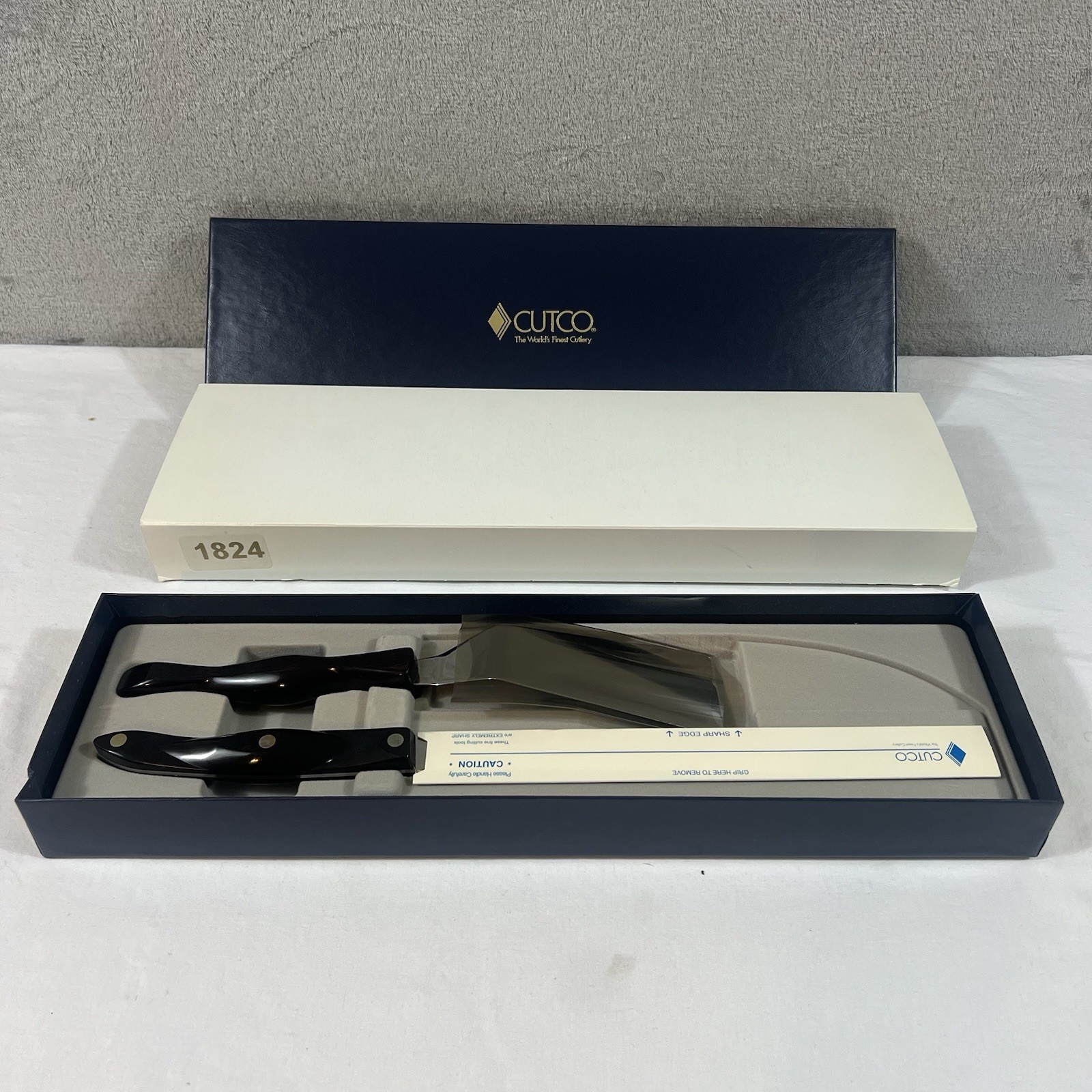 Cutco 1724 9-1/2 Inch Bread Knife & Turn And Server Spatula Set VINTAGE 2003 NEW