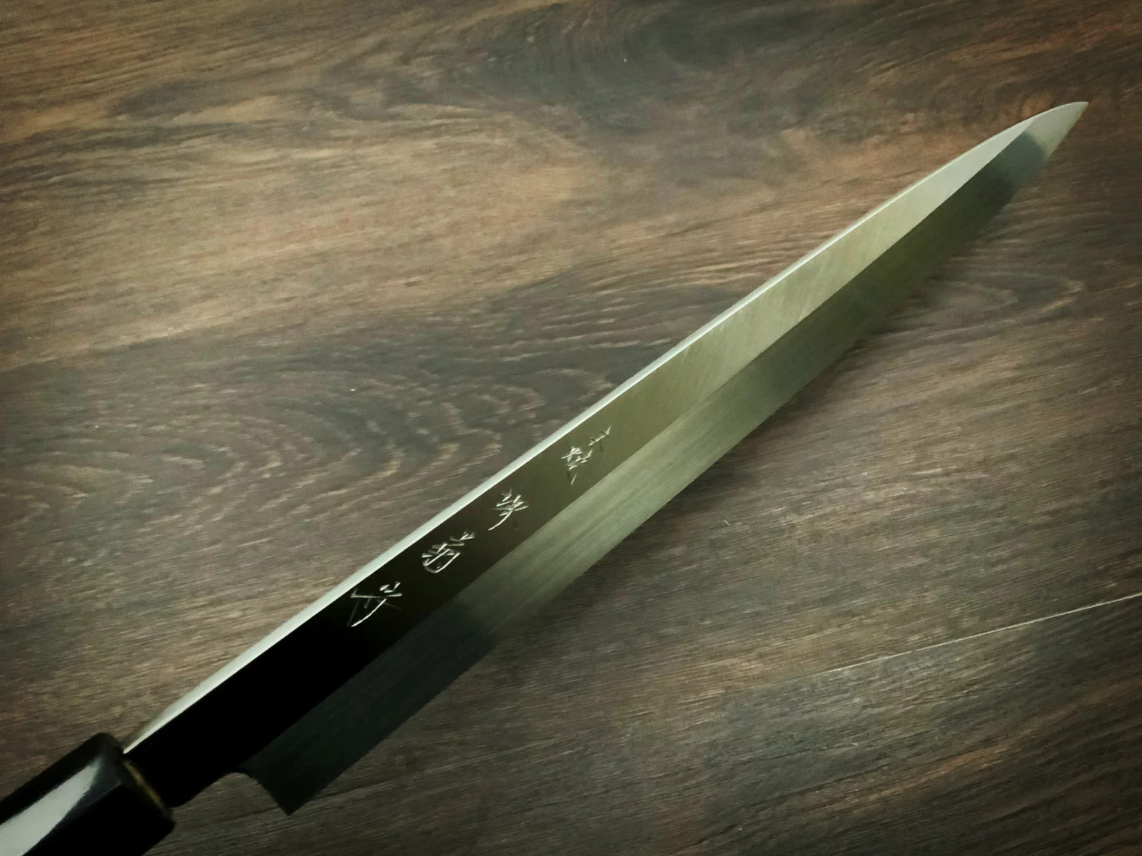 Yanagiba Knife 30cm / 11.8in Sakai Kikumori White #2 Steel Honyaki Sashimi Knife