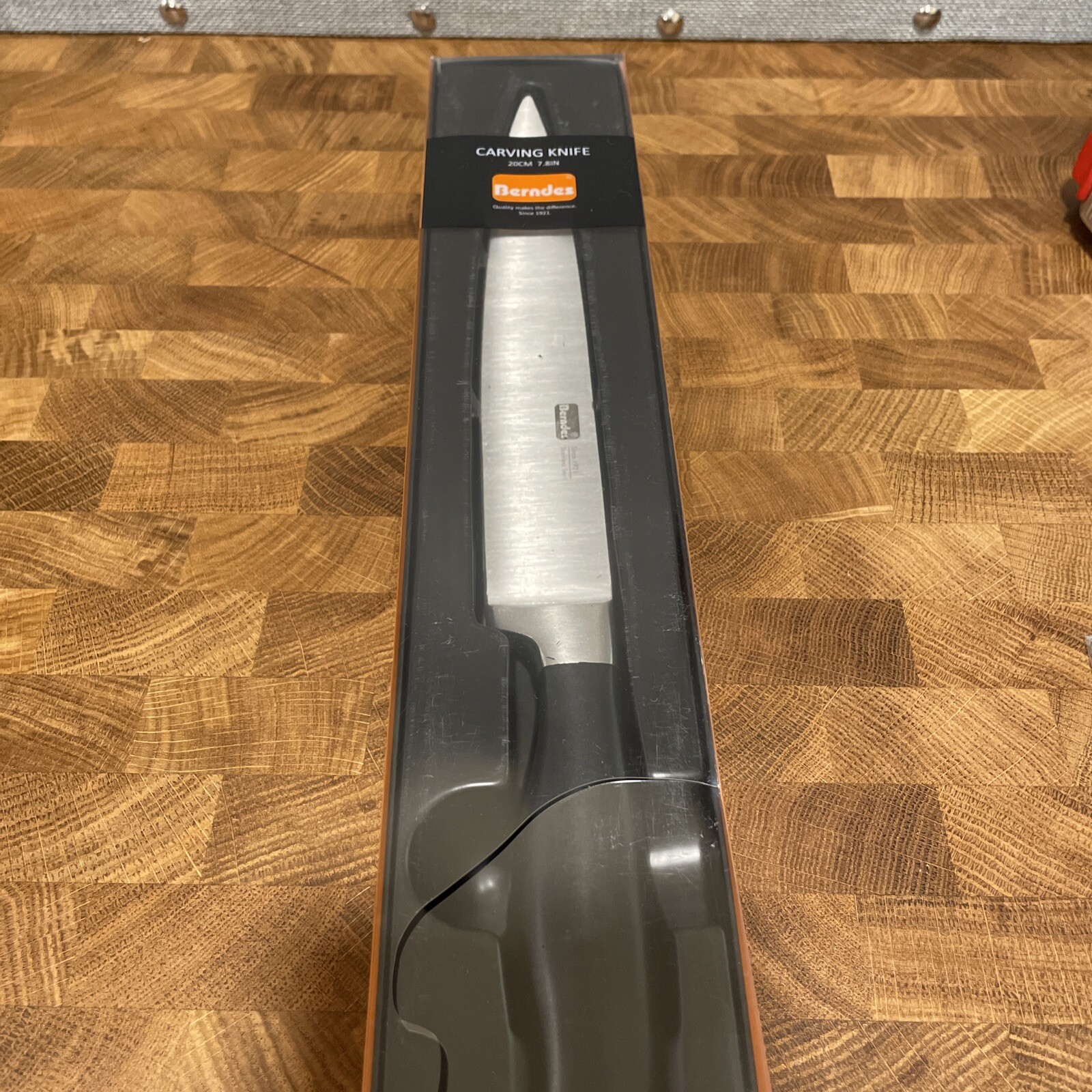 NEW Berndes Hand-Forged Professional 7.8in Carving Knife Since 1921