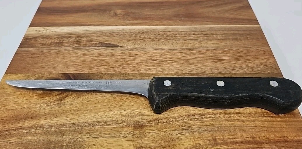 Wusthof Dreizackwerk Solingen Germany 4606/14cm Boning Knife Wood Handle