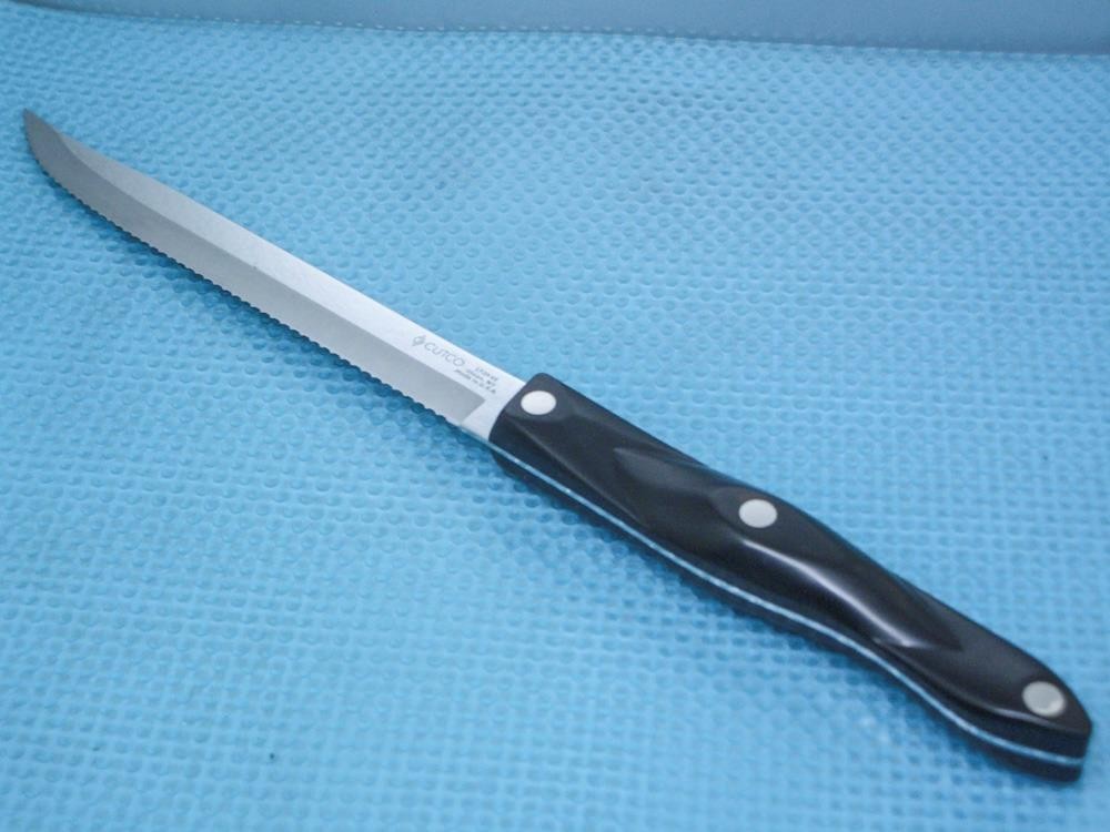 Cutco 1729 KE Petite Carver Serrated Knife, Brown Handle USA 7” Blade