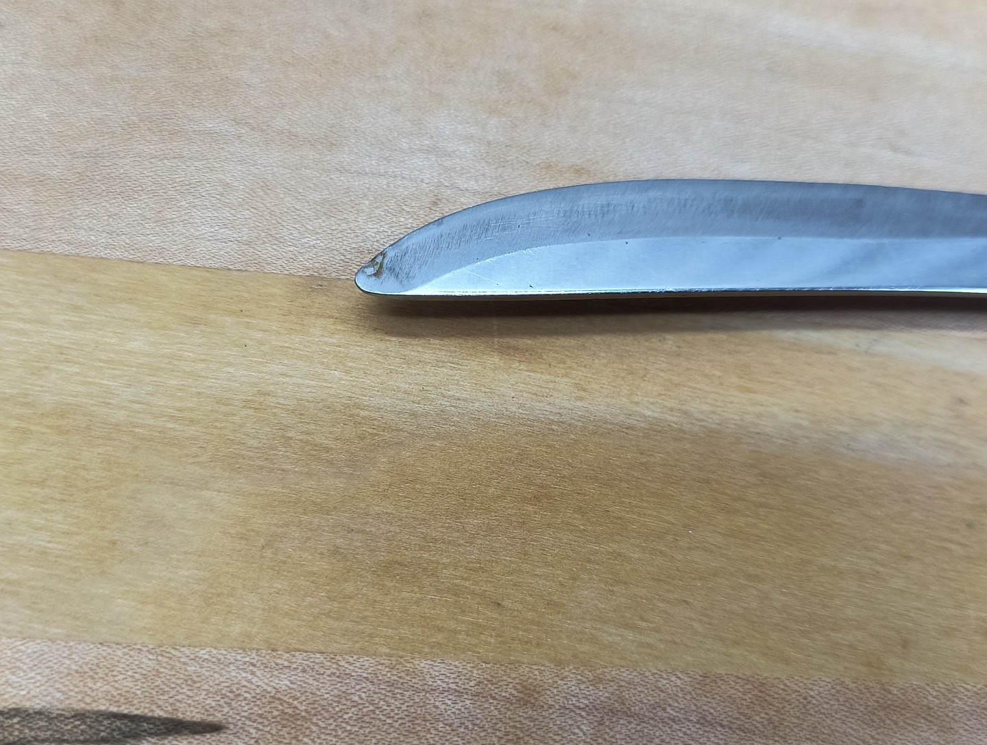Vintage Cutco 1059 Steak Knife Smooth Edge Brown Wood Handle