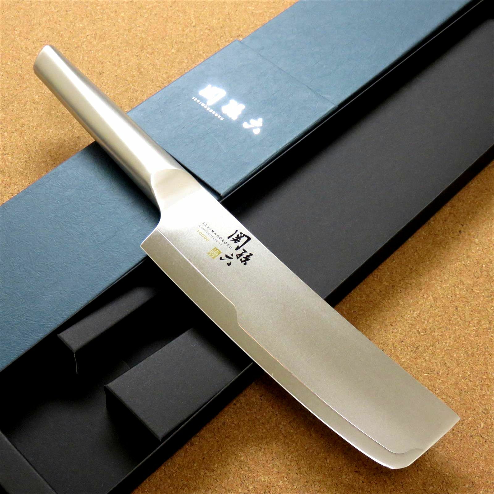 Japanese KAI SEKI MAGOROKU Nakiri Knife 165mm 6.5 inch 3 Layers JAPAN