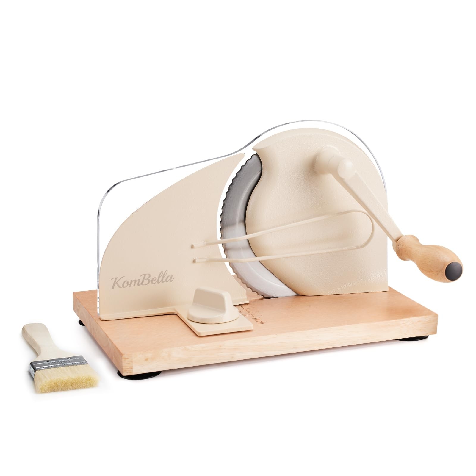 Sourdough Bread Slicer for Homemade Bread, Manual Hand Crank Bread Cutter wit…