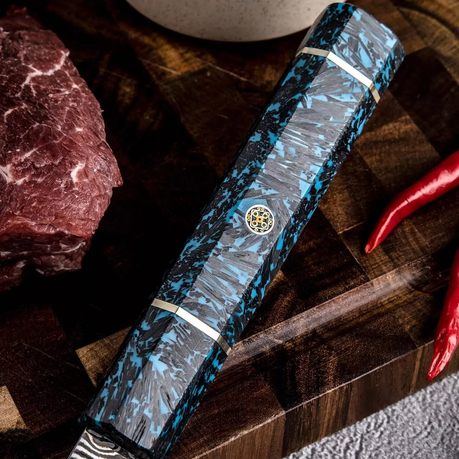 Epokishi 7-Inch Nakiri Japanese Knife – Premium AUS-10 Japanese Super Steel
