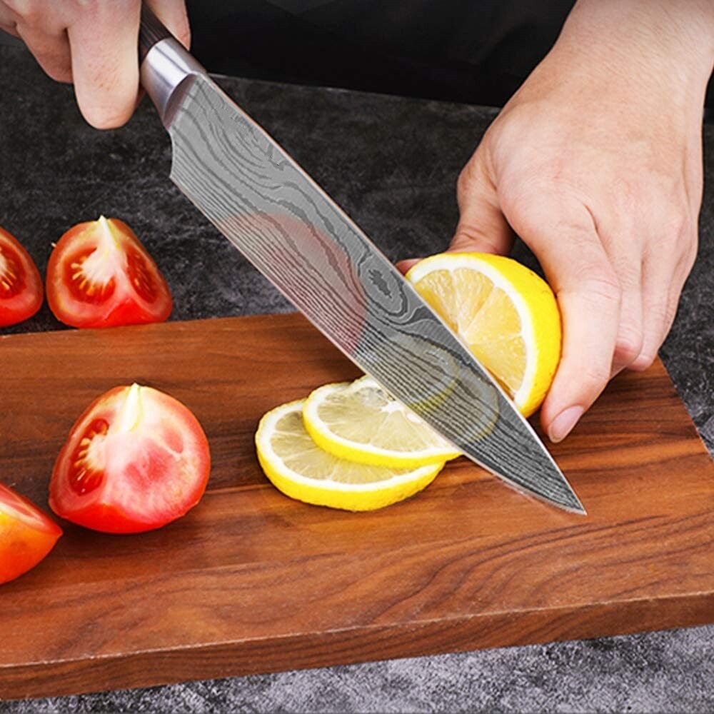 Japanese Kitchen Knife High Carbon Sharp Blades Damascus Stainless Steel Knives