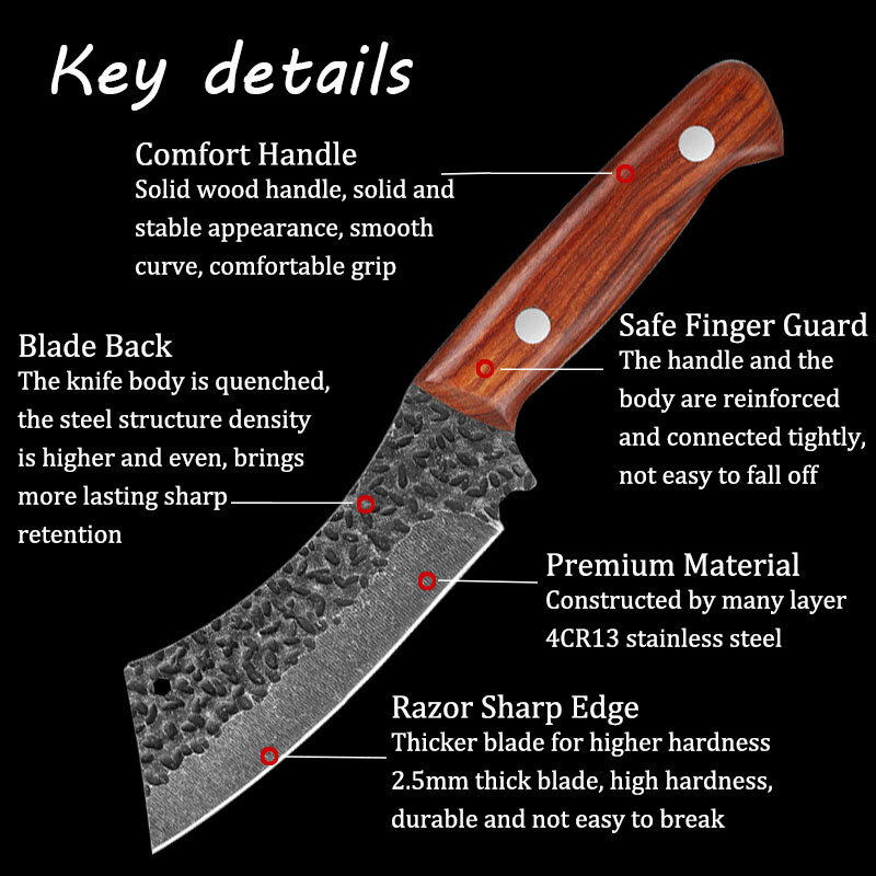 Professional Fruit Slicing Knives Japan Chef’s Knife Meat Cleavers Boning Knife