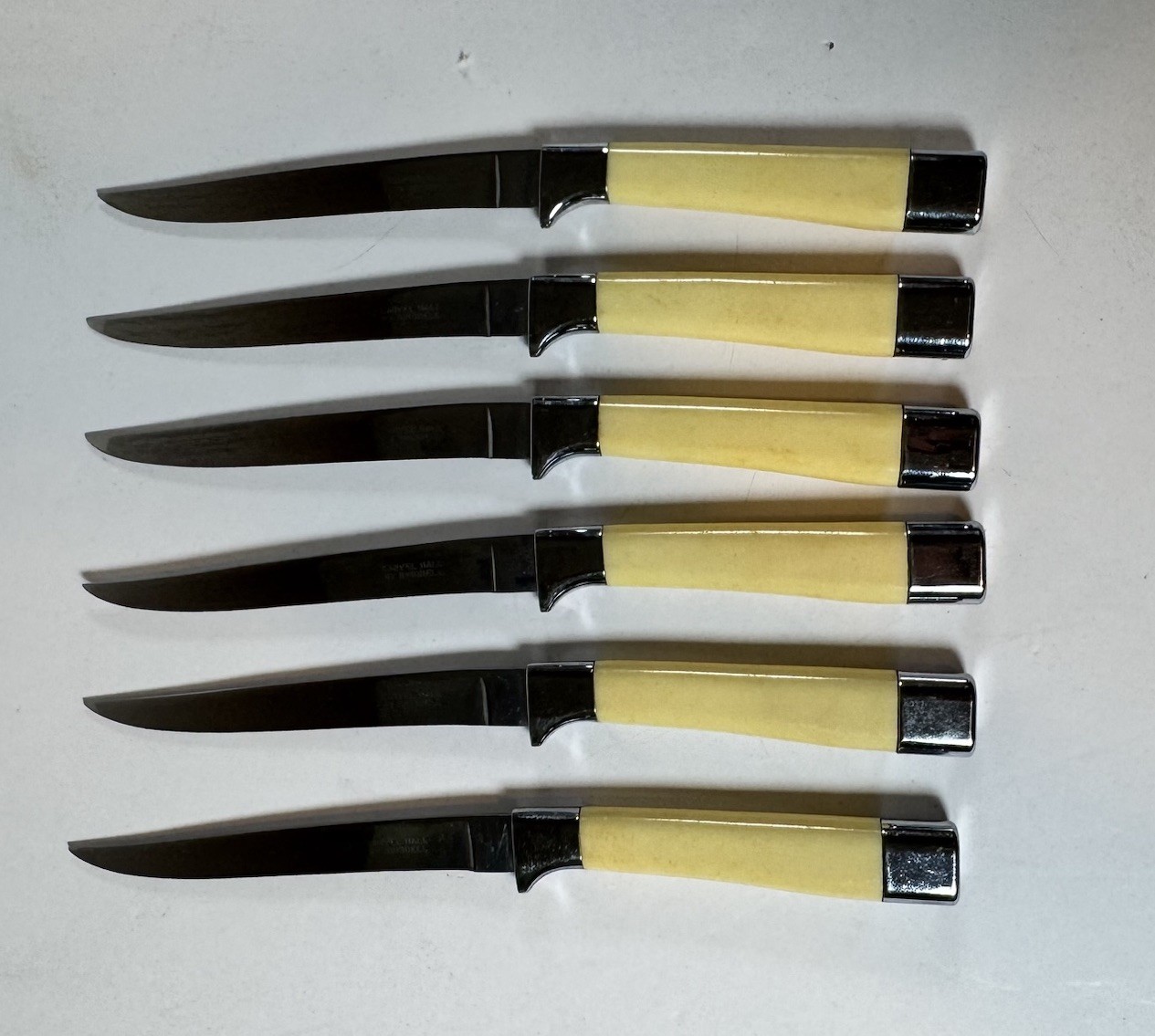 Vintage Carvel Hall by Briddell Steak Knives 6 Pc Set
